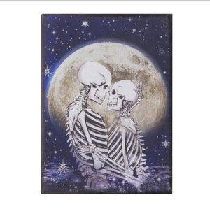 20" Skeleton Moonlight RomanceWall Art by Ashland